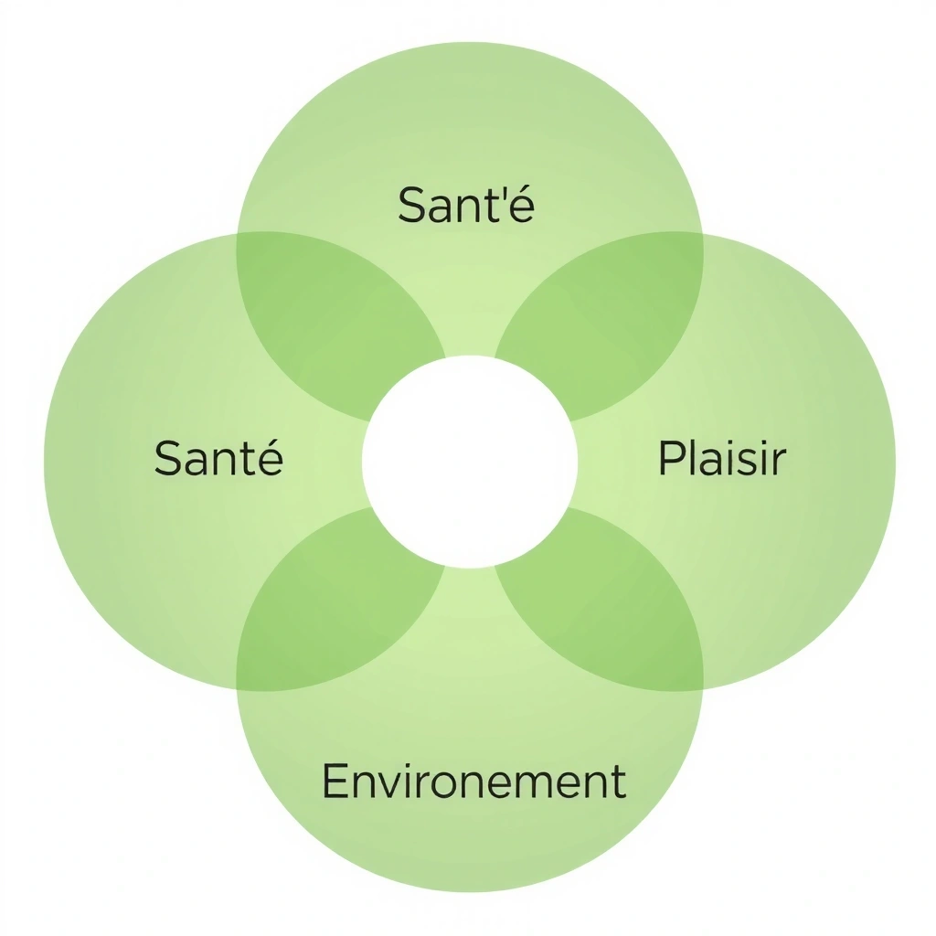 Schéma des piliers de l'équilibre